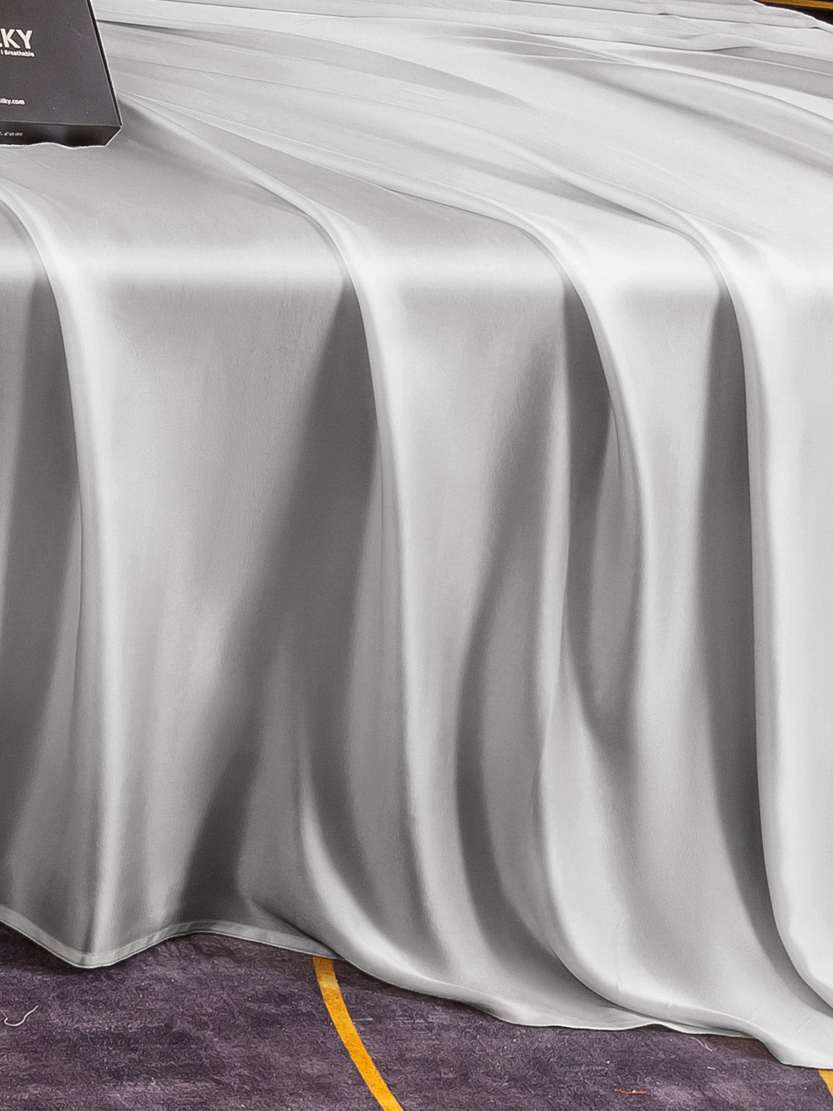 [Silver] SilkSilky-CA 25Momme Pure Silk Bedding Set 005