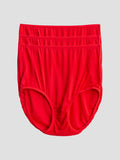 SilkSilky CA Silk Knitted Panty Red 003