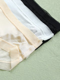 SilkSilky CA Silk Knitted Panty Beige 006