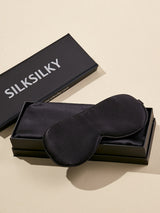 [Black] SilkSilky-CA 19Momme Pure Silk Pillowcase Set 001